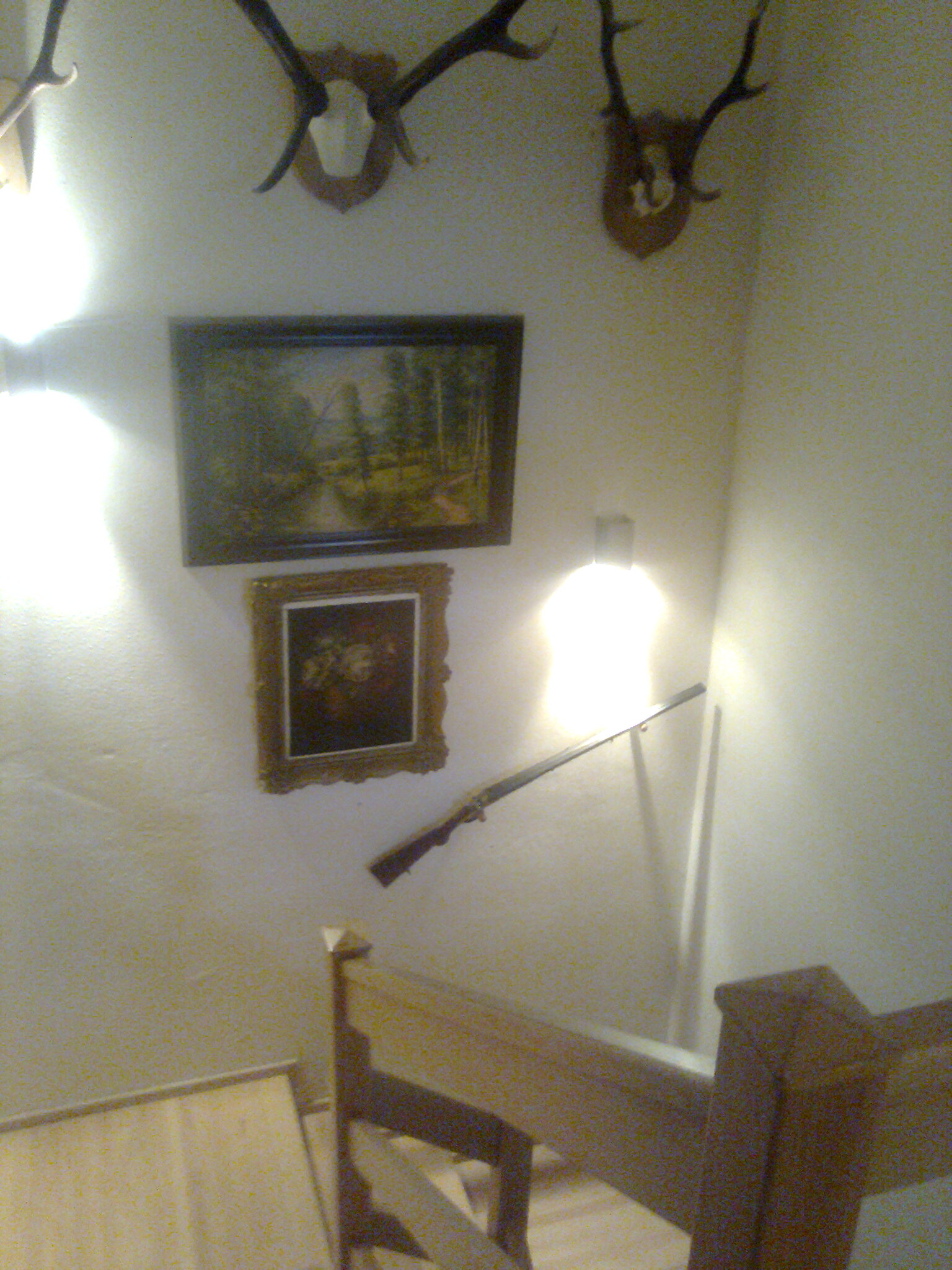 Výzdoba na schodišti
